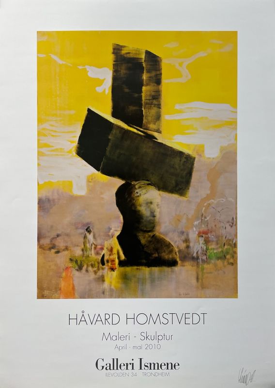 Homstvedt, Håvard, sett med to signerte offset-plakater