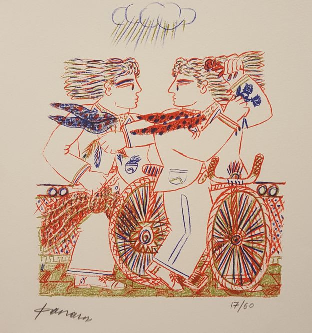 Hovedbilde Alecos Fassianos, litografi ...
