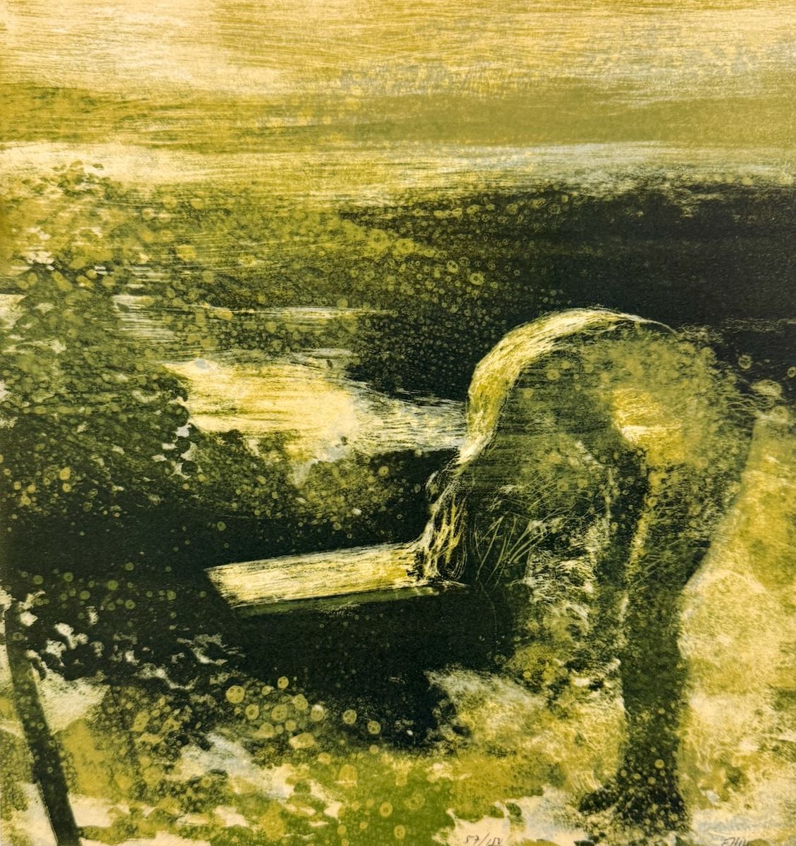 Lars Elling, u/t litografi B